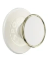 Uchwyt do telefonu POPSOCKETS Round Luxe Coconut Creme Enamel MagSafe beżowy