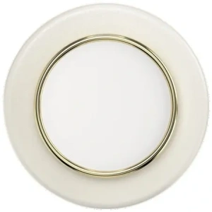 Uchwyt do telefonu POPSOCKETS Round Luxe Coconut Creme Enamel MagSafe beżowy