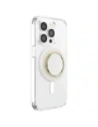 Uchwyt do telefonu POPSOCKETS Round Luxe Coconut Creme Enamel MagSafe beżowy