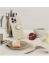 Uchwyt do telefonu POPSOCKETS Round Luxe Coconut Creme Enamel MagSafe beżowy