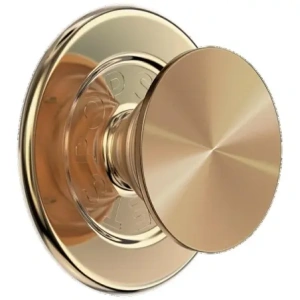 Uchwyt do telefonu POPSOCKETS Round Radial Gold Aluminum MagSafe złoty