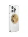 Uchwyt do telefonu POPSOCKETS Round Radial Gold Aluminum MagSafe złoty