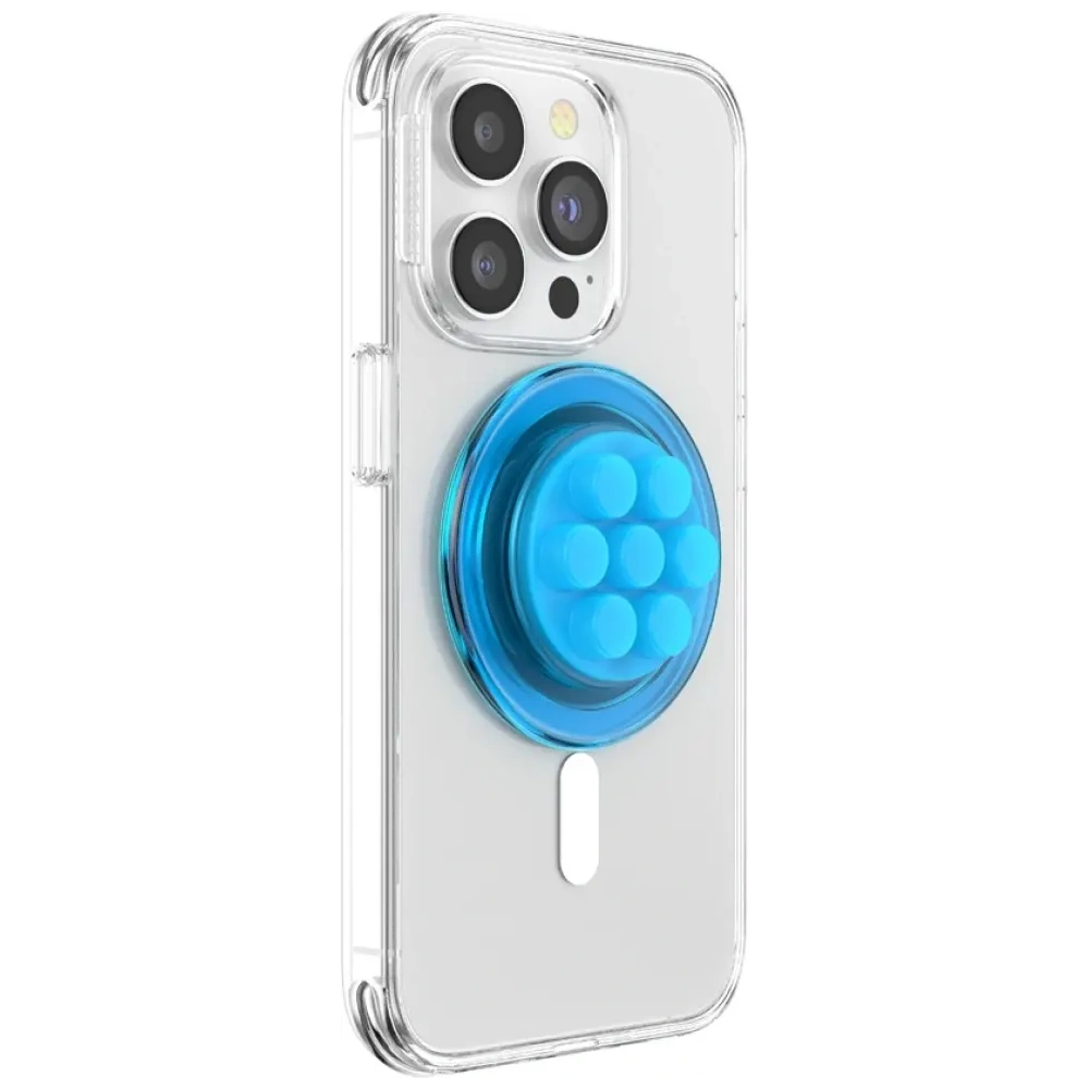 Uchwyt do telefonu POPSOCKETS Translucent FG-Popper MagSafe niebieski