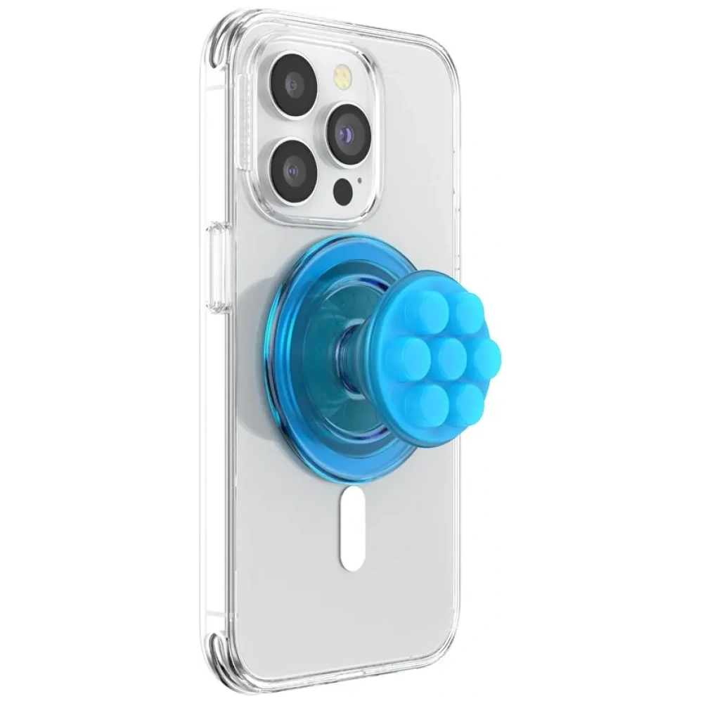 Uchwyt do telefonu POPSOCKETS Translucent FG-Popper MagSafe niebieski
