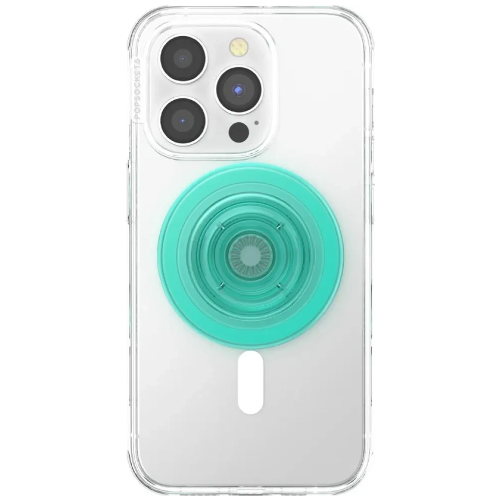 Uchwyt do telefonu POPSOCKETS Translucent MagSafe miętowy