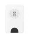 Uchwyt i podstawka do telefonu z portfelem POPSOCKETS PopWallet+ PopGrip PW+ MS G2 MagSafe biało-przezroczysty