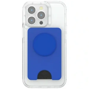 Uchwyt i podstawka do telefonu z portfelem POPSOCKETS PopWallet+ PopGrip PW+ MS MagSafe kobalt