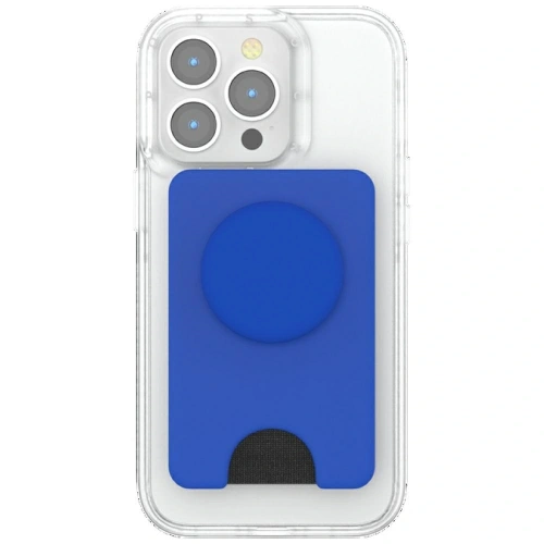 Uchwyt i podstawka do telefonu z portfelem POPSOCKETS PopWallet+ PopGrip PW+ MS MagSafe kobalt