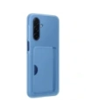 Etui Samsung Card Slot do Galaxy A17 niebieski