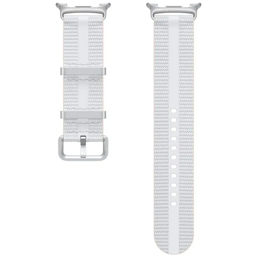 Pasek Samsung Athleisure do Galaxy Watch8 / Watch8 Classic (M/L) biały