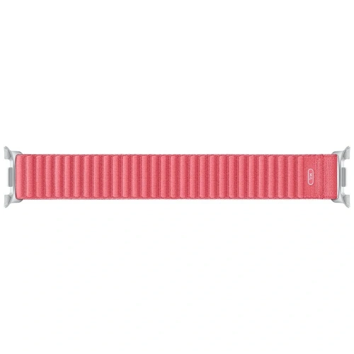 Pasek Samsung Fabric do Galaxy Watch8 / Watch8 Classic (M/L) coralred
