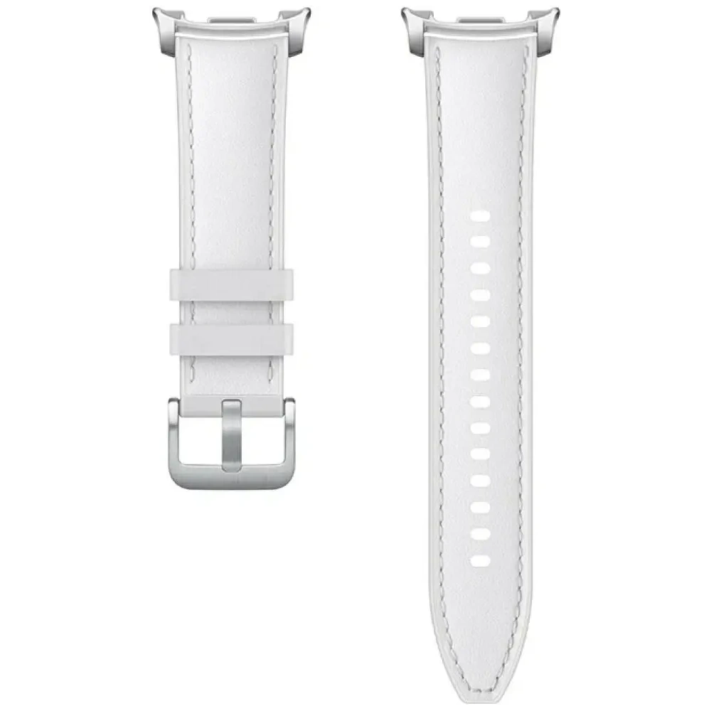 Pasek Samsung Hybrid do Galaxy Watch8 Classic (S/M/L) biały