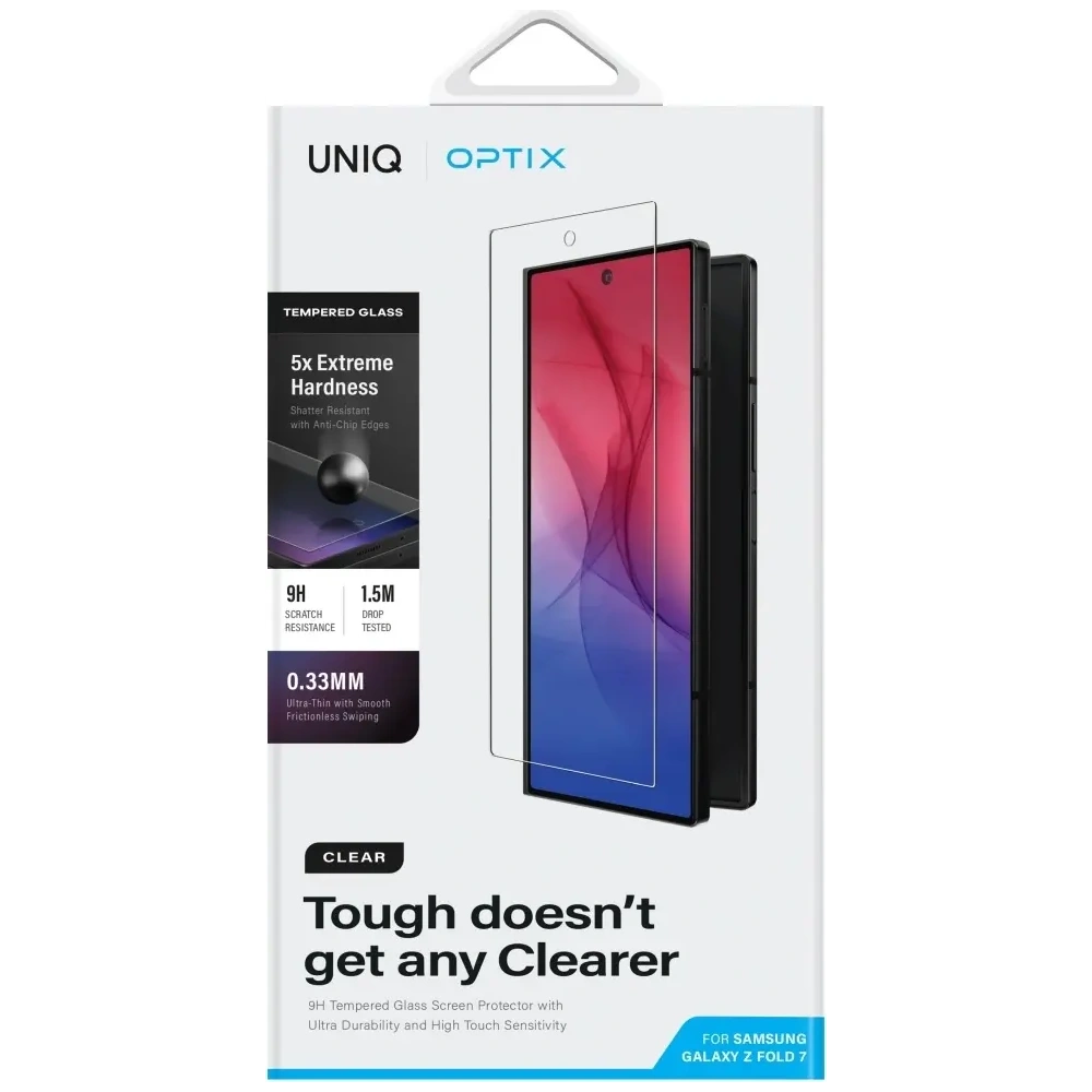 Szkło hartowane UNIQ Optix Clear do Samsung Galaxy Z Fold7