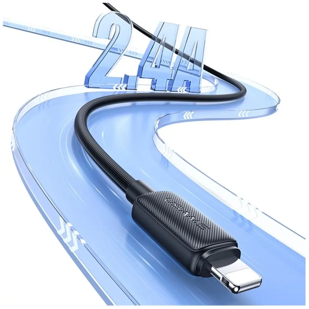 Kabel USAMS KY Series US-SJ694 USB-A / Lightning 2.4A 2m biały