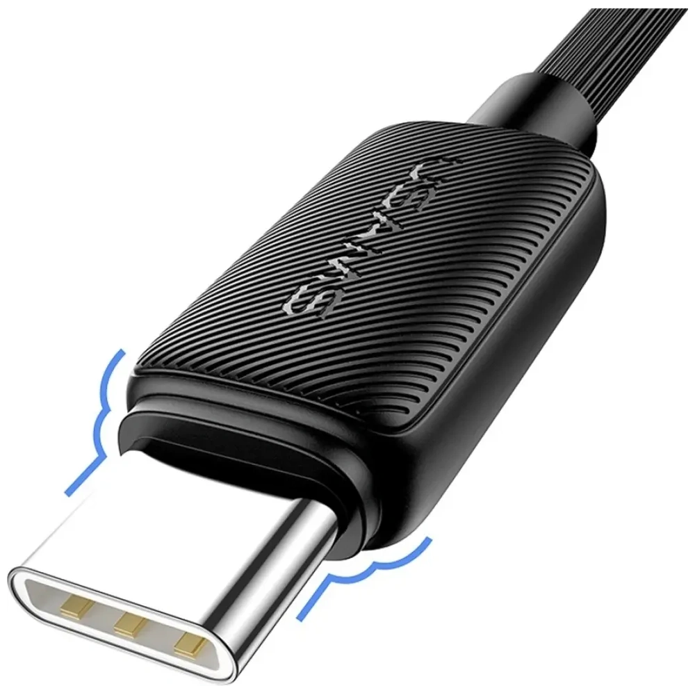 Kabel USAMS KY Series US-SJ698 3A USB-A / USB-C 3m czarny