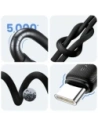 Kabel USAMS KY Series US-SJ698 3A USB-A / USB-C 3m czarny