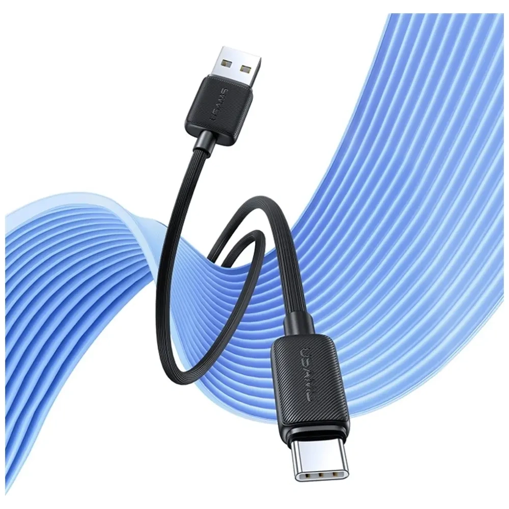 Kabel USAMS KY Series US-SJ698 3A USB-A / USB-C 3m czarny