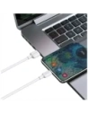 Kabel USAMS US-SJ603 U84 3A USB-C / USB-A 3m biały