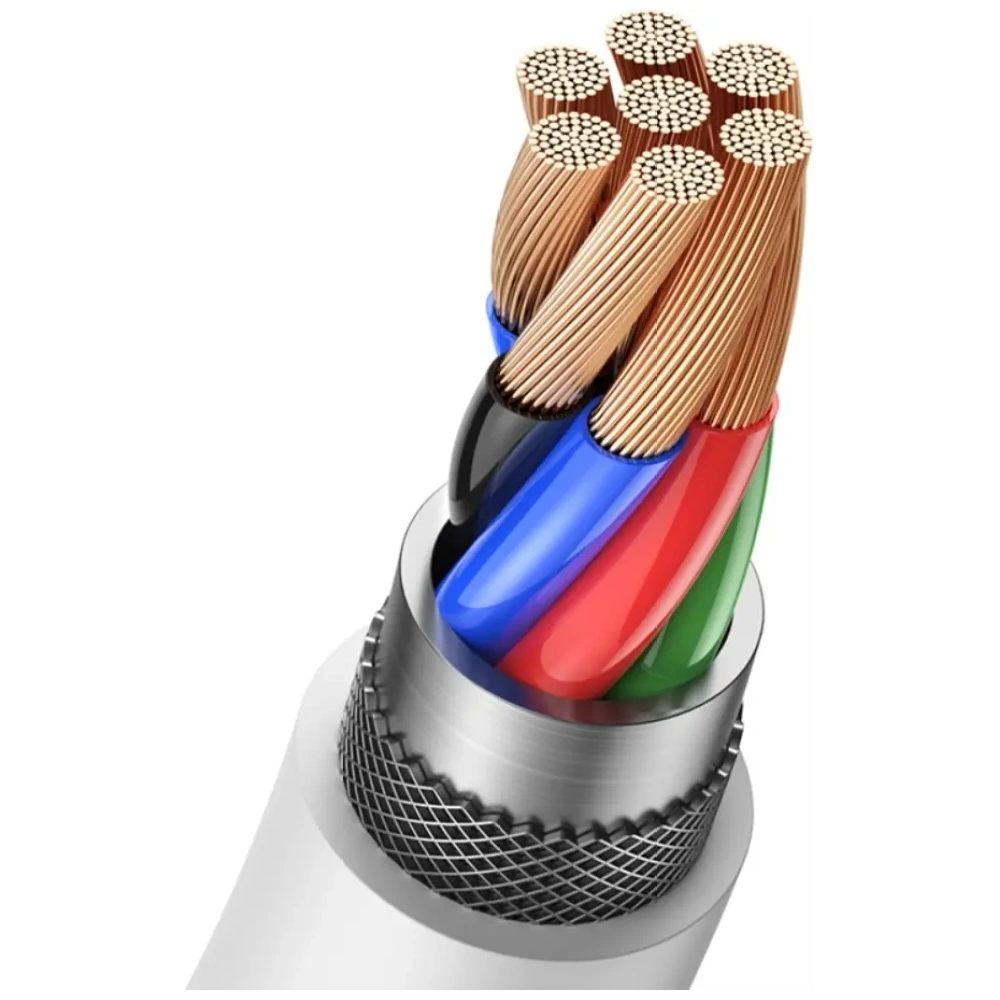 Kabel USAMS US-SJ603 U84 3A USB-C / USB-A 3m biały