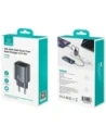 Ładowarka sieciowa USAMS CC290 T66 45W GaN USB-A, USB-C tarnish