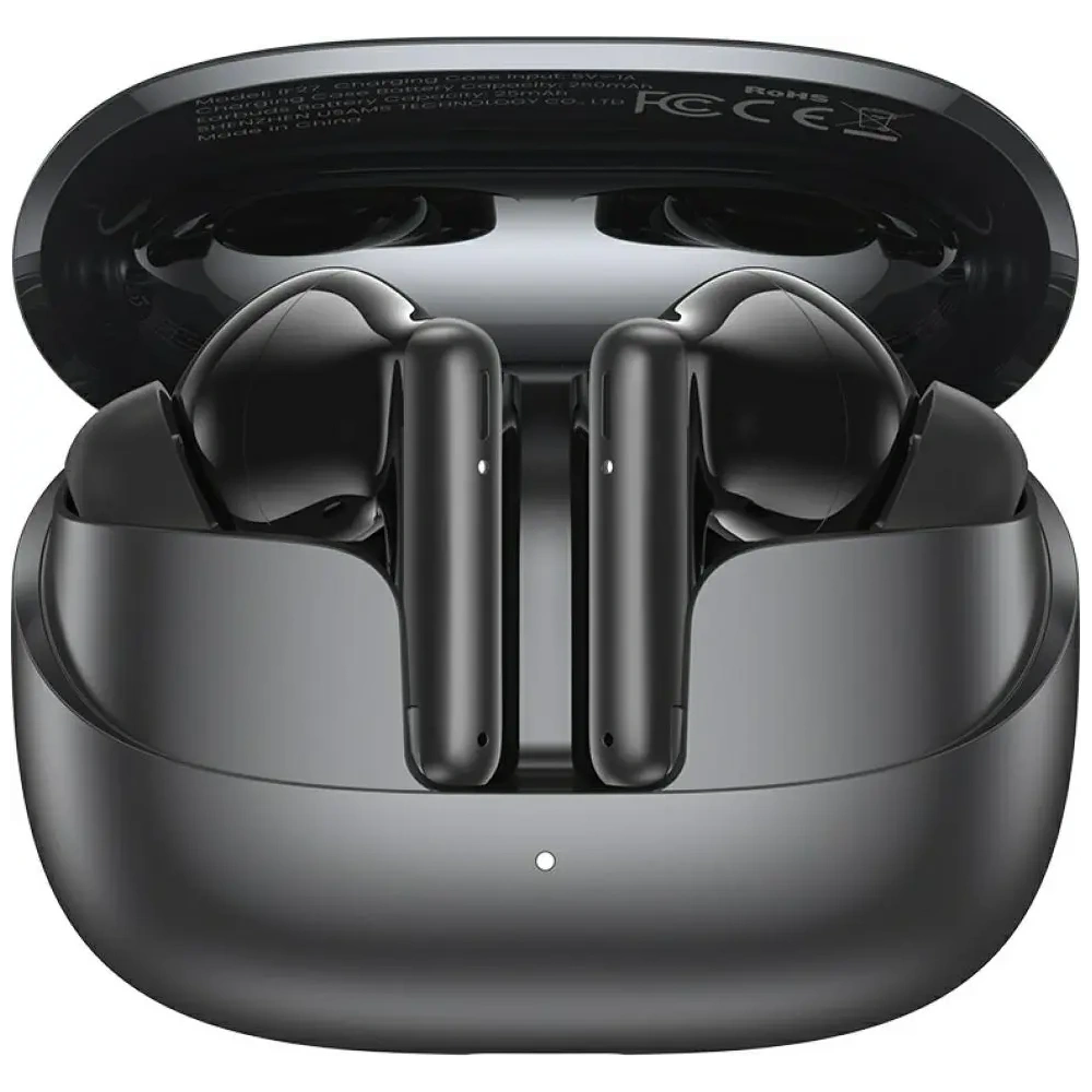 Bezprzewodowe słuchawki dokanałowe USAMS IF27 TWS Bluetooth 5.3 czarny
