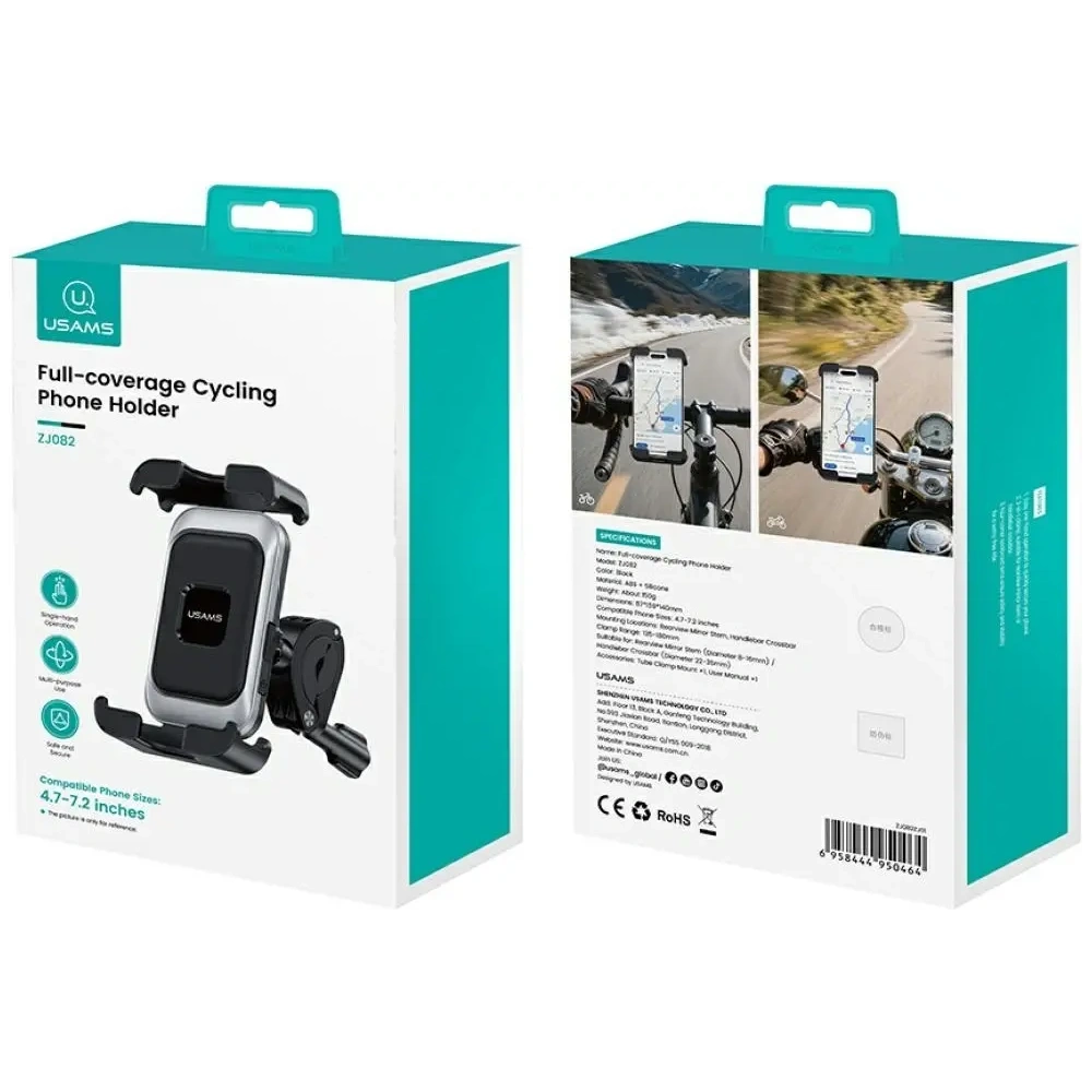 Uchwyt rowerowy USAMS ZJ082 czarny