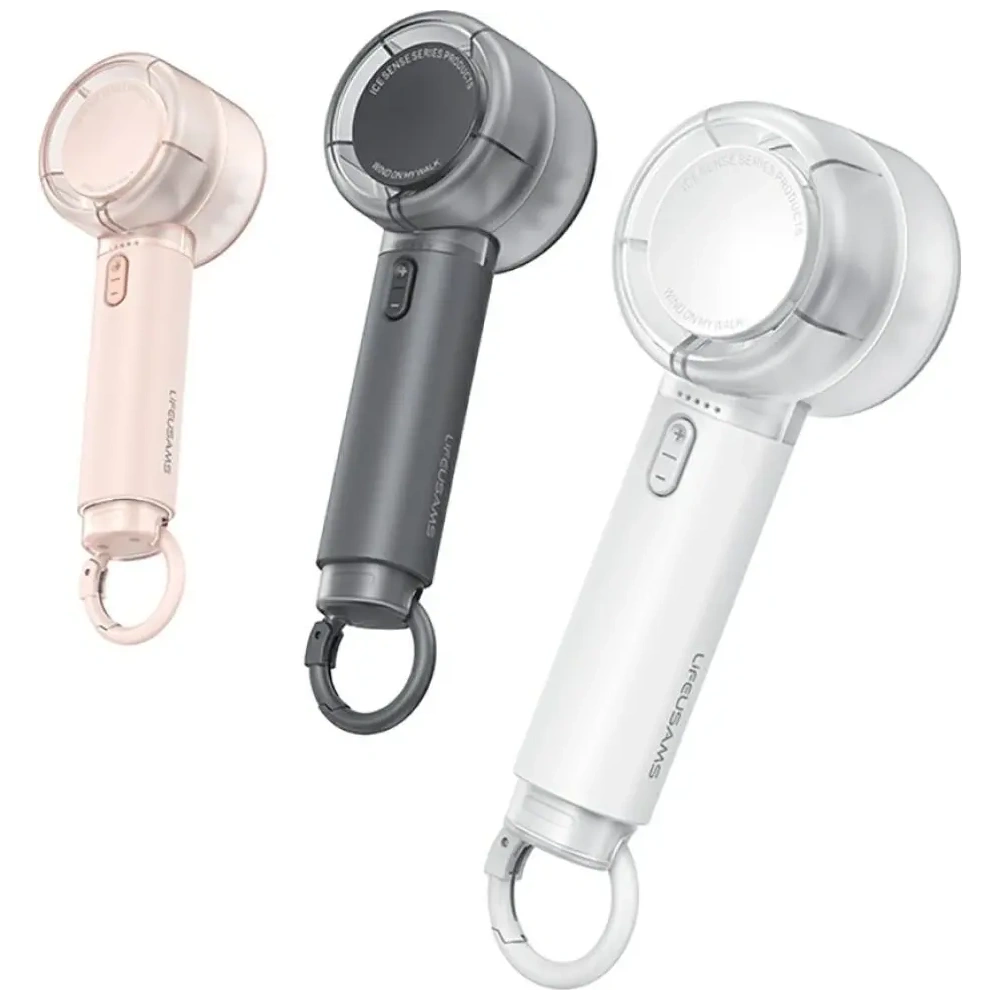 Wiatrak ręczny USAMS LiFE LU01 różowy