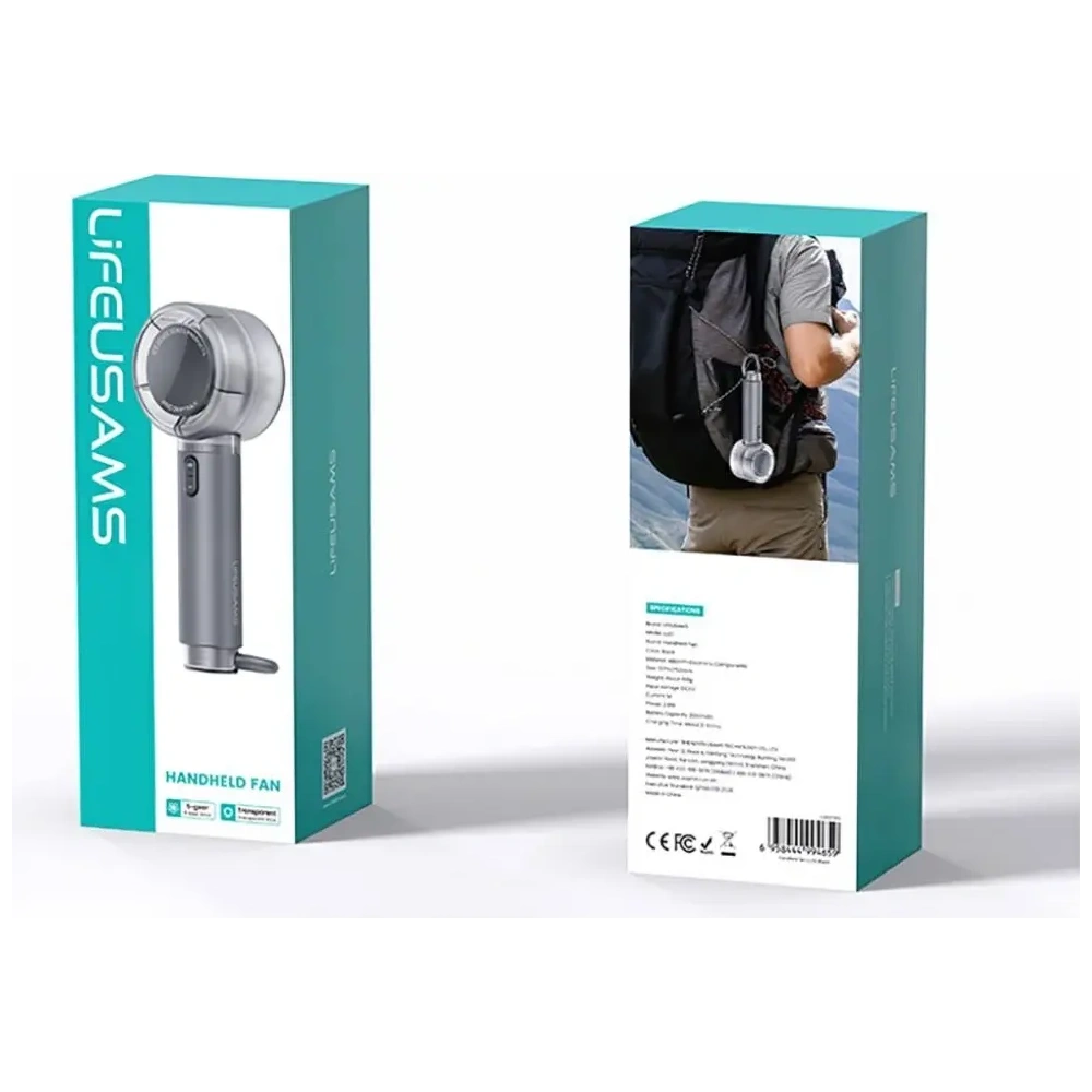 Wiatrak ręczny USAMS LiFE LU01 różowy