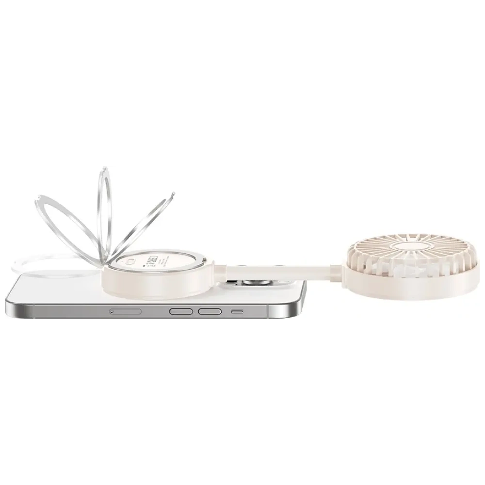 Wiatrak ręczny USAMS LiFE LU02 biały