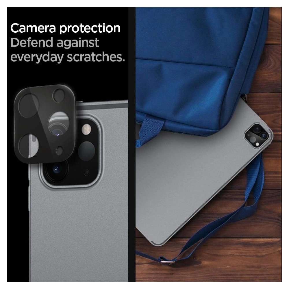 Szkło hartowane Spigen Glass FC Camera Apple iPad Pro 11 2020 (2. generacji) /12.9 2020 (4. generacji) Black [2 PACK]