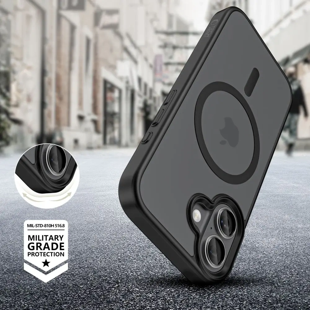 Etui Tech-Protect MagMat MagSafe do Apple iPhone 17 Matte Black