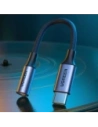 Adapter audio UGREEN AV161 USB-C (męski) / mini jack 3,5 mm (żeński) 10cm szary