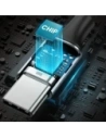 Adapter audio UGREEN AV161 USB-C (męski) / mini jack 3,5 mm (żeński) 10cm szary