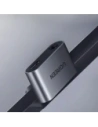 Adapter UGREEN CM193 50596 audio dwuportowy USB-C (męski) - mini jack 3.5mm / USB-C (żeński) szary