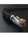 Kabel UGREEN NW150 30791 Ethernet RJ45 Cat 7 10Gbps 10m czarny