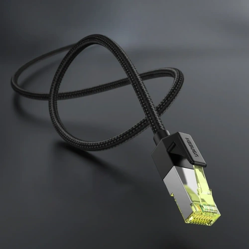 Kabel UGREEN NW150 30791 Ethernet RJ45 Cat 7 10Gbps 10m czarny