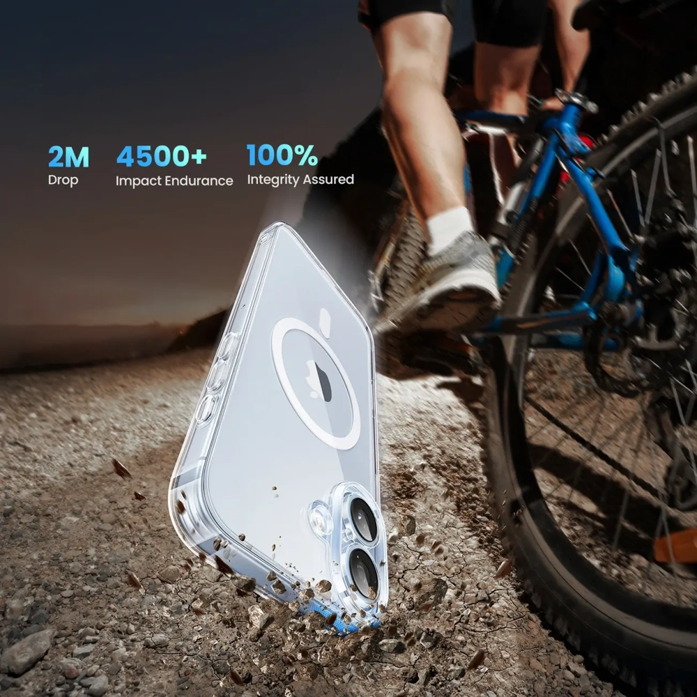 Etui UGREEN Classy Clear Magnetic do Apple iPhone 16 przezroczyste