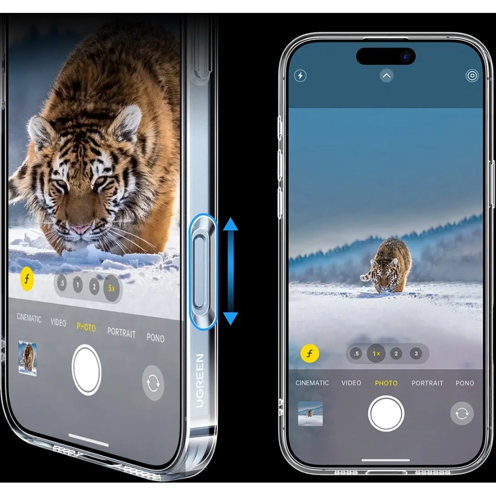 Etui UGREEN Classy Clear Magnetic do Apple iPhone 16 przezroczyste