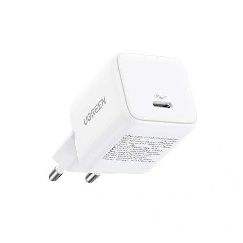 Ładowarka sieciowa UGREEN X513 30W GaN USB-C biała