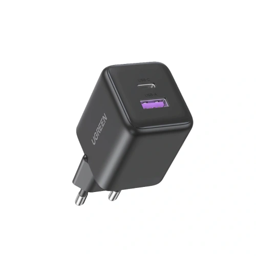Ładowarka sieciowa UGREEN X516 30W GaN USB-A, USB-C szara