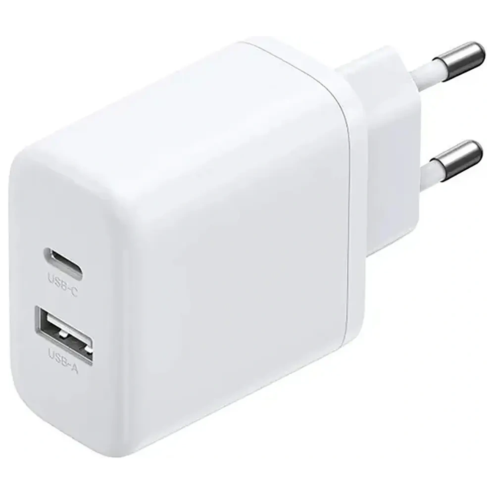 Ładowarka sieciowa UGREEN X227 20W GaN USB-A, USB-C biała