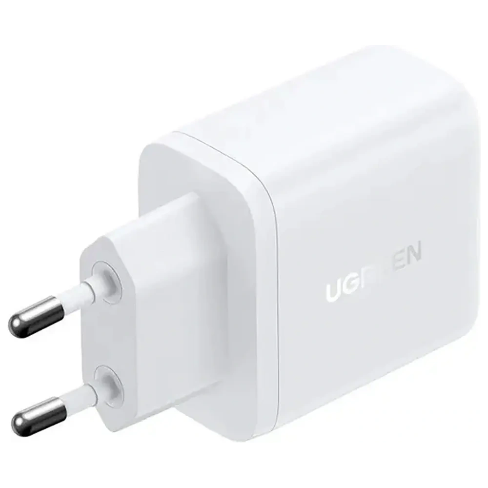 Ładowarka sieciowa UGREEN X227 20W GaN USB-A, USB-C biała