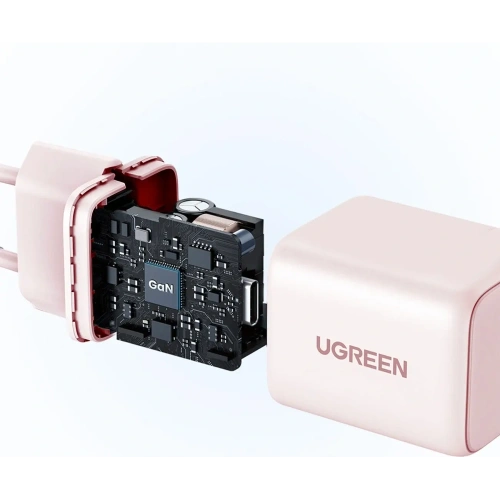 Ładowarka sieciowa UGREEN X512 20W GaN USB-C różowa