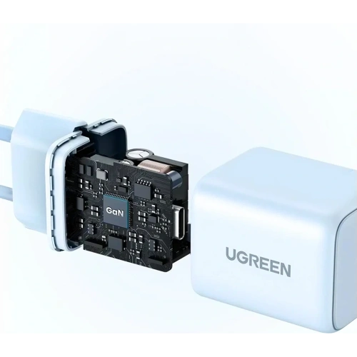 Ładowarka sieciowa UGREEN X512 20W GaN USB-C niebieska