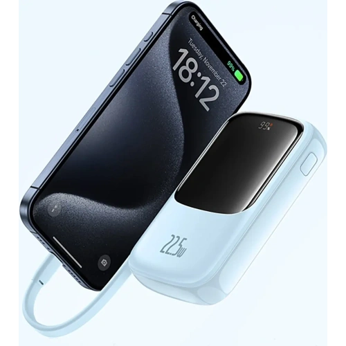 Powerbank Baseus Qpow Pro+ 22.5W 10000mAh USB-C niebieski