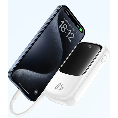 Powerbank Baseus Qpow Pro+ 22.5W 10000mAh USB-C biały