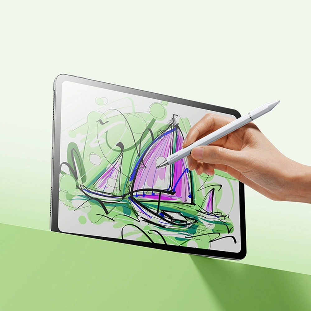 Rysik Baseus Smooth Writing III 3w1 stylus pasywny wersja magnetyczna biały