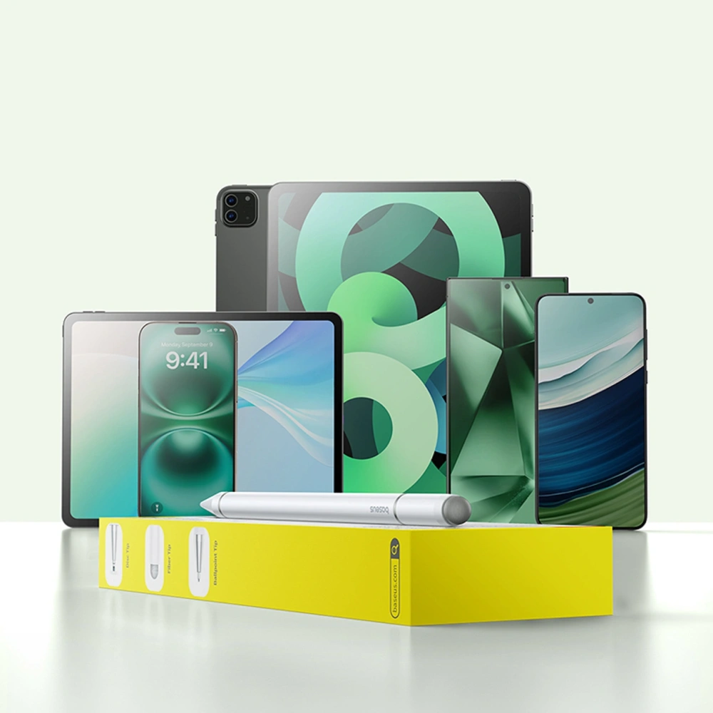 Rysik Baseus Smooth Writing III 3w1 stylus pasywny wersja niemagnetyczna biały