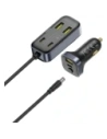 Ładowarka samochodowa Baseus BackseatPal L1 110W 3xUSB-A, 3xUSB-C z przedłużaczem 1.5m czarna