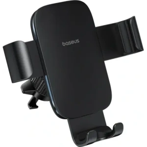 Uchwyt samochodowy do kratki Baseus Metal Age 3 grawitacyjny czarny